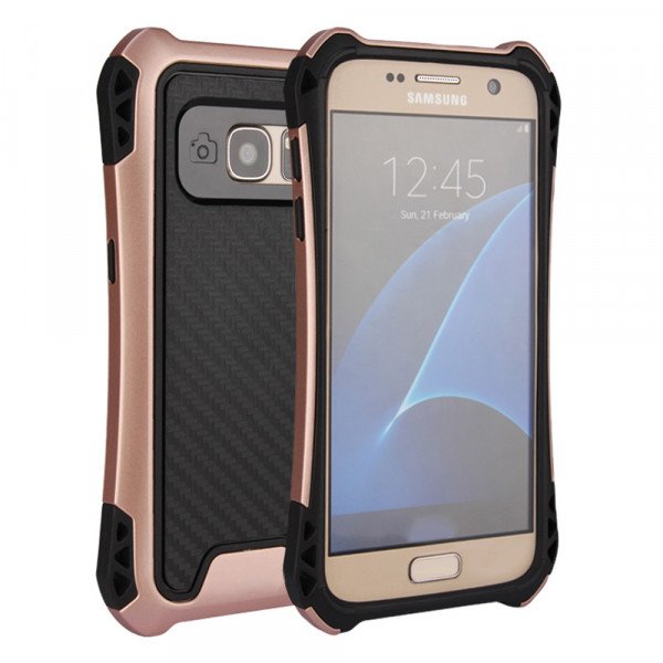 Wholesale Galaxy S7 Tech Armor Hybrid Case (Rose Gold)